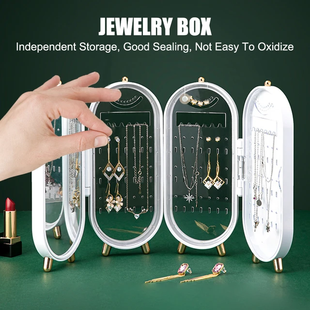 Foldable Jewellery Box With Mirror