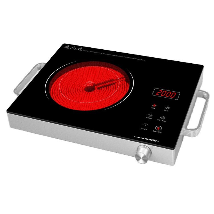 Single Infrared Cooker Burner Inductance Infrared Electric Stove Kitchen Cooking Stove Estufas Power Source Independent Stove