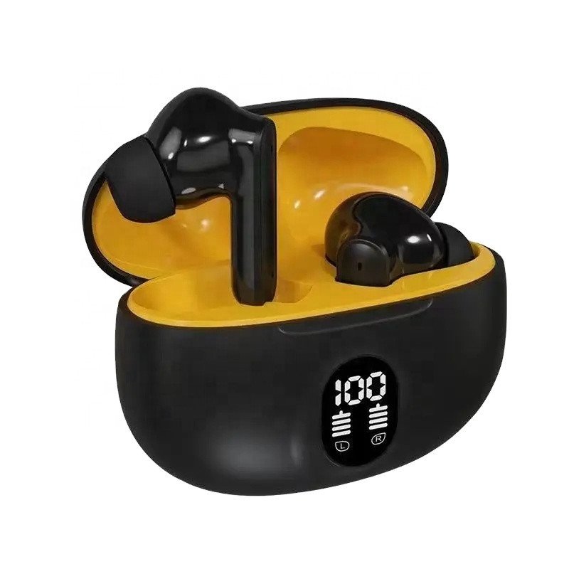 audiphones S510 895B True Wireless Gaming Headset Noise Cancelling Earbuds with Digital Display Battery Indicator JL Chipset