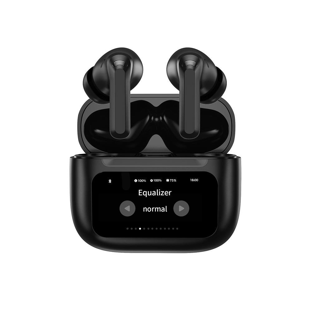 Agetunr New S80A ANC ENC V5.4 Bluetooth TWS Wireless Earphone In-ear Large Battery Noise Canceling TWS Earbuds With Touch Screen