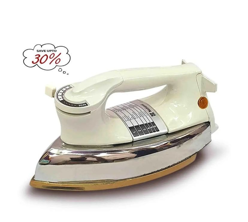 Dry Iron - 6 Lbs - National - Off White - Home Appliances
