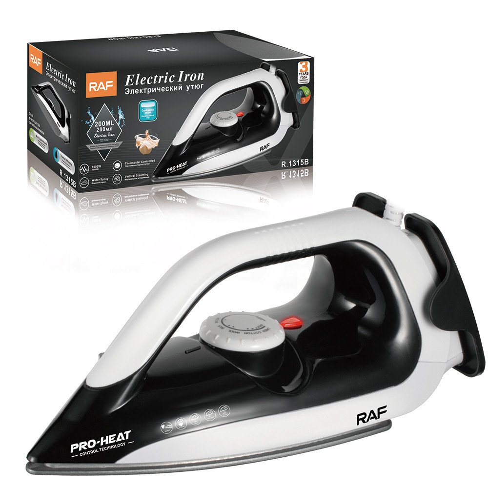 RAF Popular Non-stick Soleplate Electric Press Ironing Dry Iron for Fabric Cloth