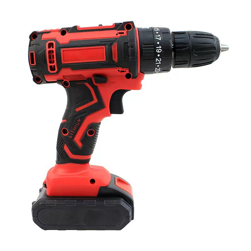 Multifunctional 21V Lithium-Ion Impact Electric Drill Variable Speed Rechargeable Screwdriver for DIY for Home Use