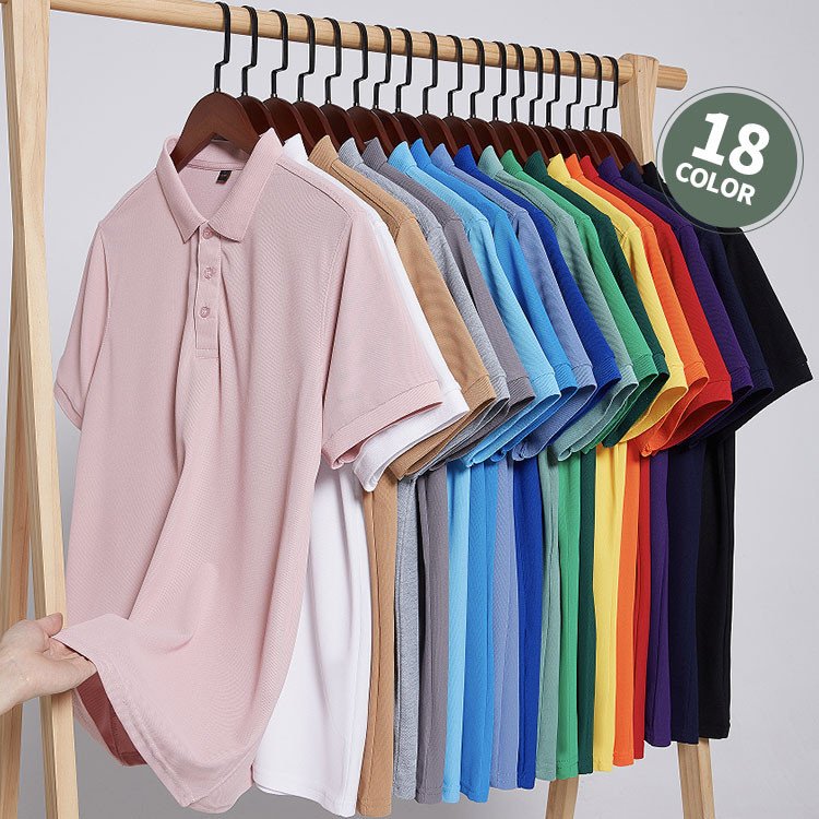 Wholesale High Quality Blank Golf Polo T-shirt Customized Embroidered Logo Unisex Plain Cotton Business Custom Men's Polo Shirts