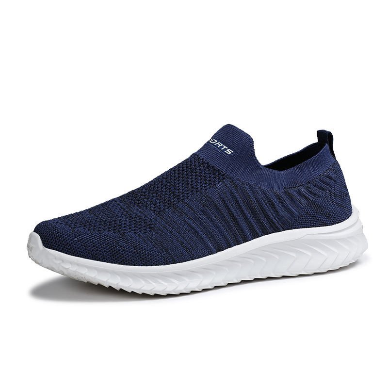 Walk Running Minimal Shoes Jogger Jogging Sneakers Men's Women's Sport Low-top Slip on Loafers Stretch Fabric Mesh Breathable