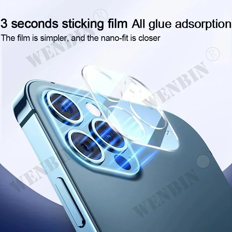Camera Lens Protector Glass For iPhone 16 16e 15 14 Pro Max 13 12 11 Pro Max Plus Full Cover Protective Glass For Camera Film