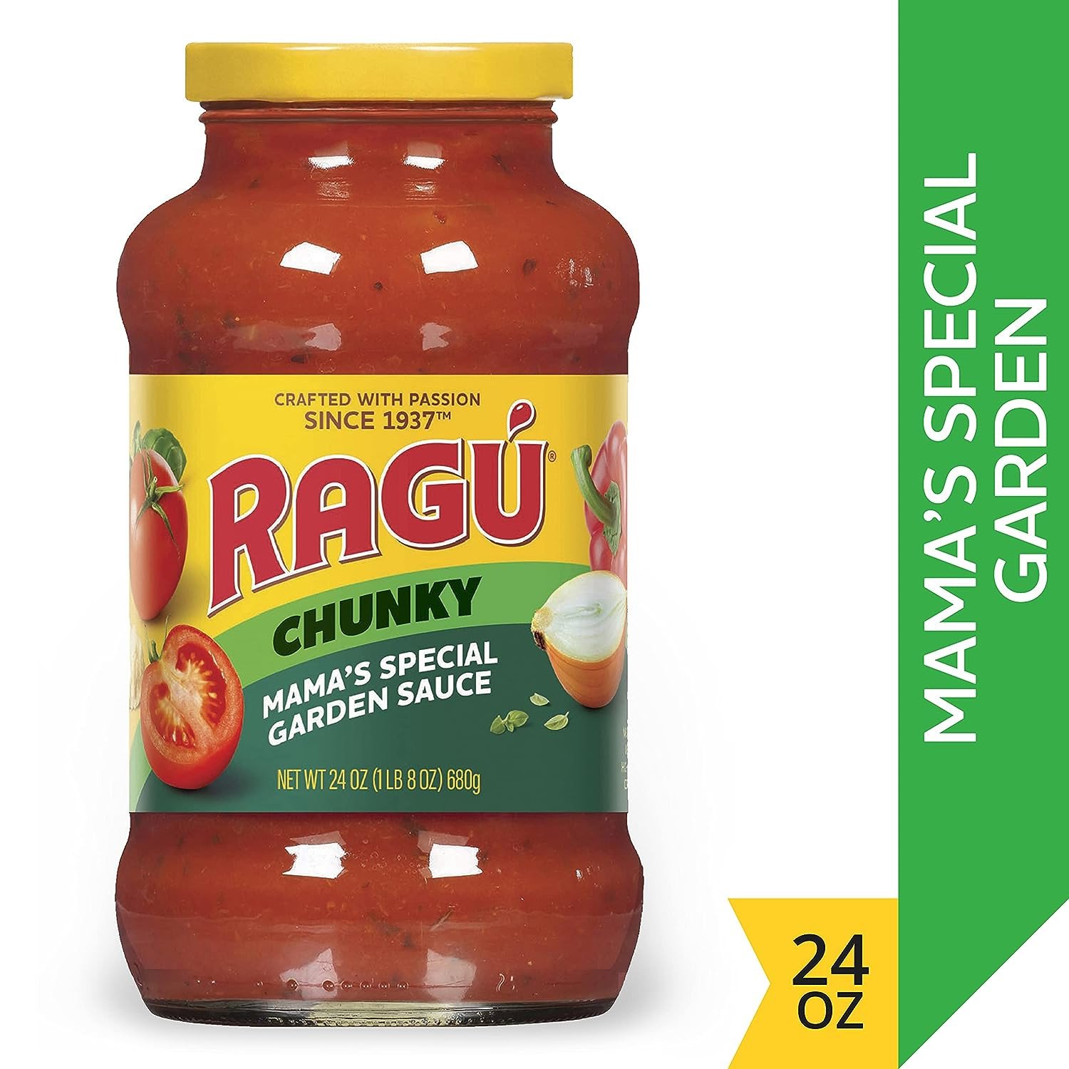 Ragu Chunky Mamas Special Garden Pasta Sauce, 24 oz