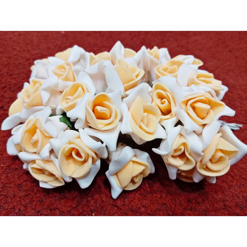 Pack of 24 Pcs handmade mini flowers for craft