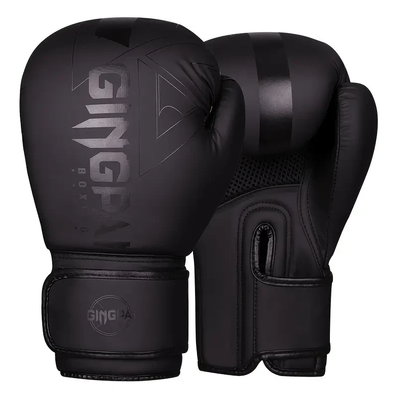 GINGPAI Professional Adult Boxing Gloves for Men and Women, Thai Boxing, Kickboxing, Martial Arts