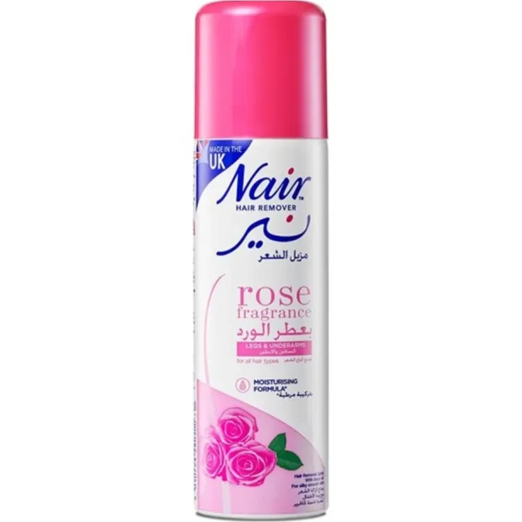 Nair Original Hair Removal Spray Men and Women Rose Fragrance 200 ML