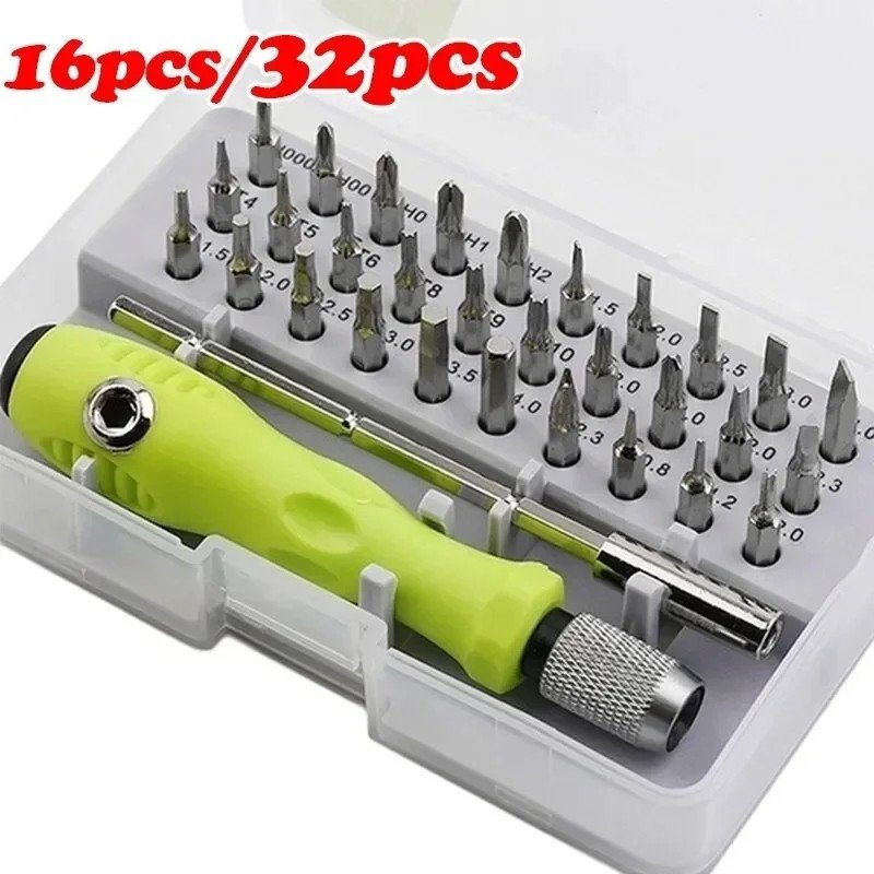 32 In 1 Multifunctional Combined Screwdriver Household Portable Magnetic Precision Screwdriver Set Maintenance Keys Tools