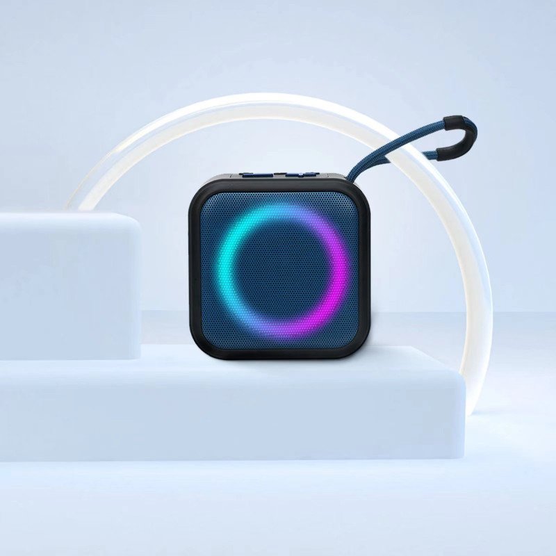 Wireless for Bluetooth Speaker with Portable RGB Light Small Stereo Heavy Subwoofer 5W Output Power-New Product Stock for