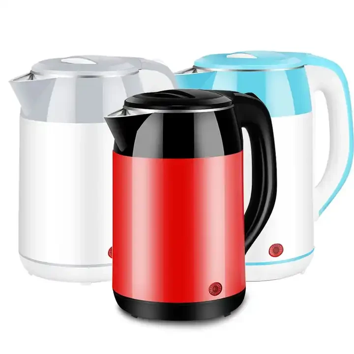 2023 Cheap New Double Wall Stainless Steel Electric Kettle