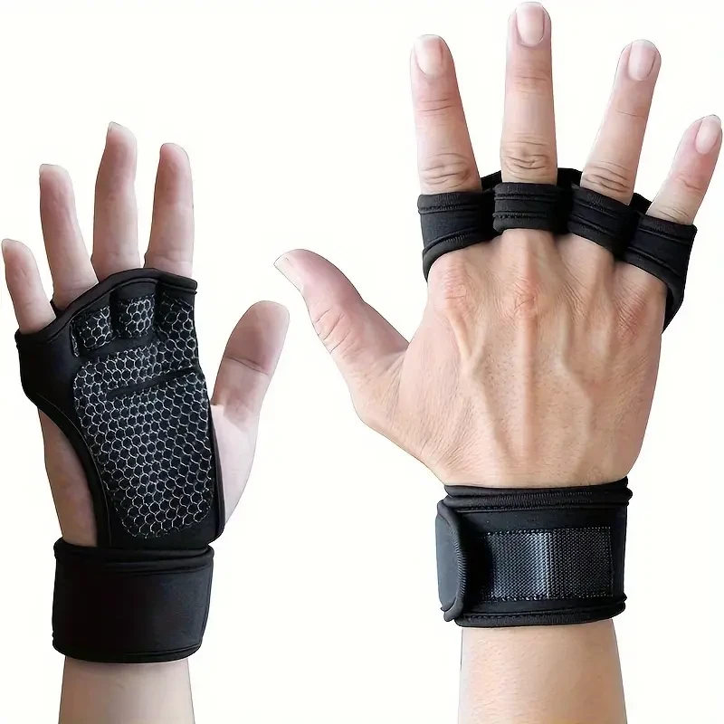 Durable Anti-Slip Grip Fingerless Gloves - Superior Protection & Comfort for Men & Women