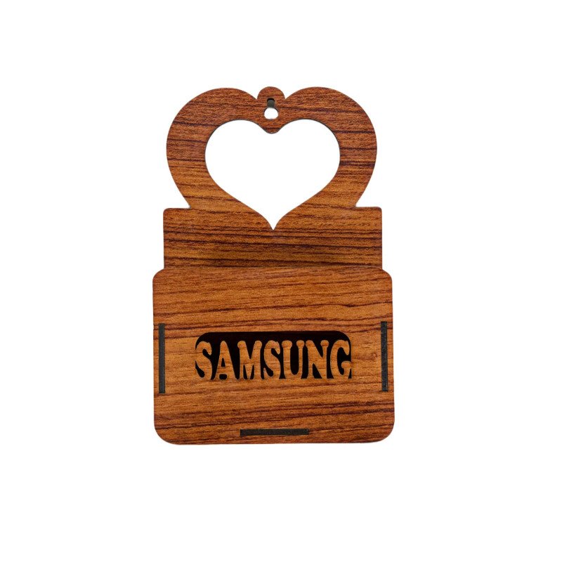 Mobile Stand Holder Buy1 Get1 Free Wall Wooden Charging Phone Hanger