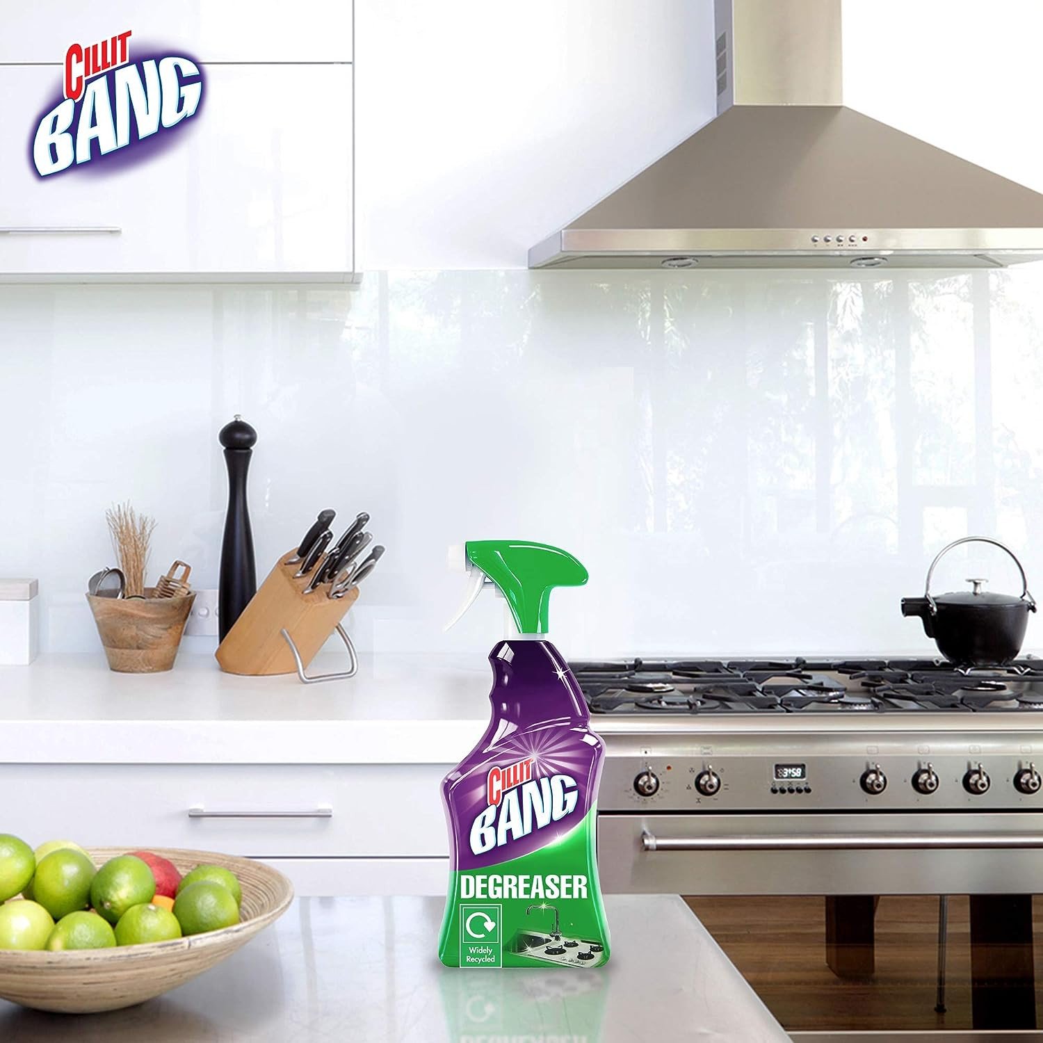 Cillit Bang Burnt On Degreaser l Removes Food Stains, Dirt & Grease Size: 750ml