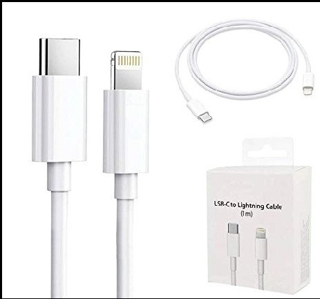 TypeC to iPhone PD 20W Charging Cable | High-Quality Fast Charging Cable for iPhone 8/ X/ 11/ 12/ 13/ Pro/ Max/ iOS Devices