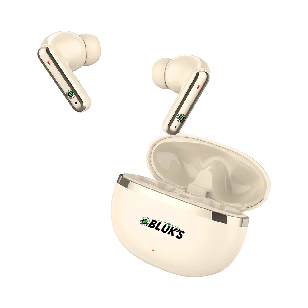 Bluks BX-570 Quad-Mic ANC ENC Wireless Earbuds