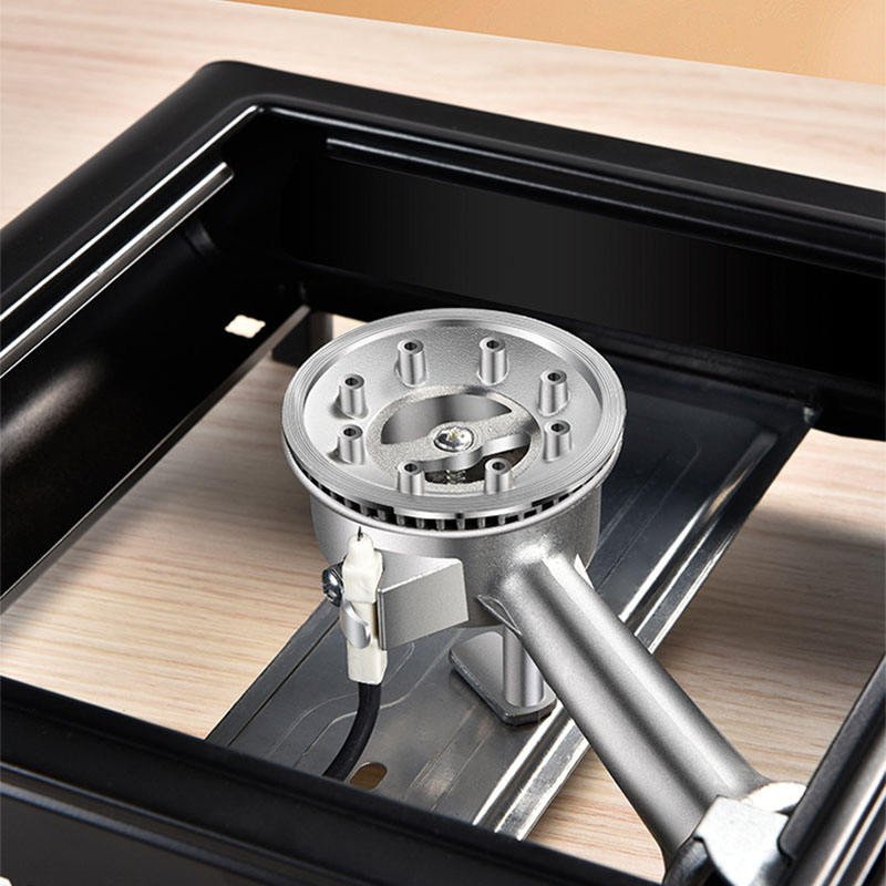 Portable stove with LPG option and briefcase for camping picknick