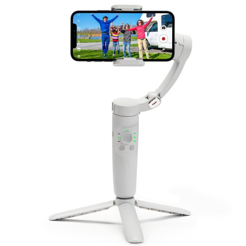 M1 Foldable 3-Axis Gimbal Stabilizer for Smartphones Face Tracking YouTube TikTok Vlog Sports With Tripod for Cameras