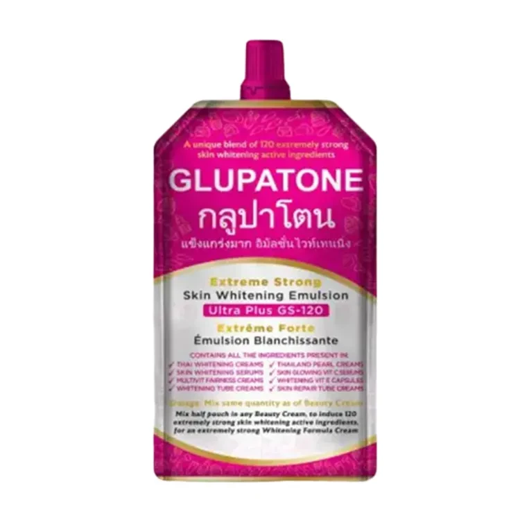 GLUPATONE Extreme Strong Whitening Emulsion Ultra Plus GS-120 For Face & Body 50ml