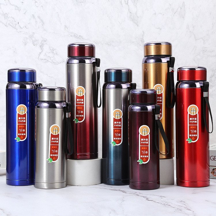 Custom Logo 800ml Stainless Steel 316 Vacuum Flasks Thermal Water Bottle with Tea Infuser