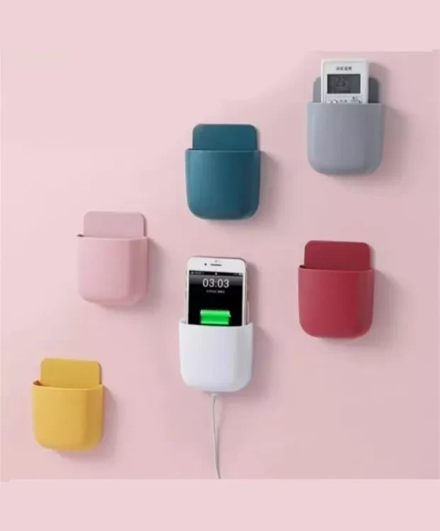 Pack of 1,3,6,9,12 Mobile charging stand | remote holder | self-adhesive wall mounted pen holder, Mobile phone holder, ac remote control holder