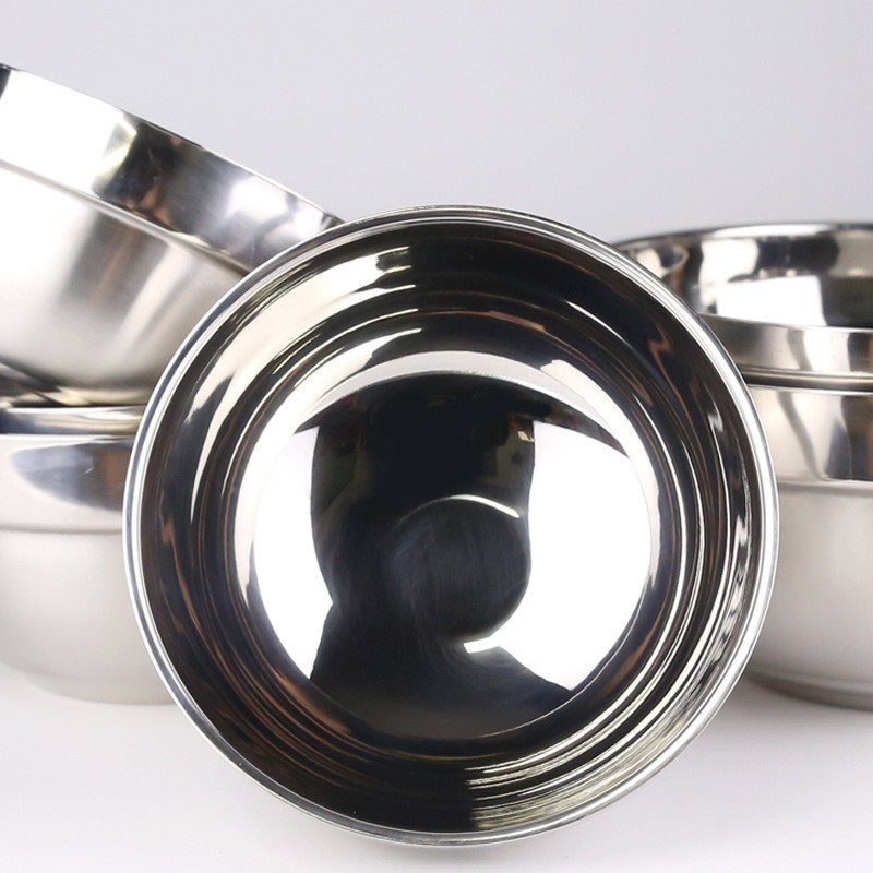 18/8 Factory Heat Insulated Serving Salad Mixing Double Walled 304 Stainless Steel Rice Soup Bowl