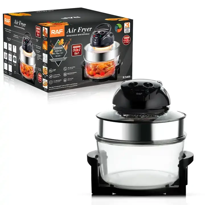 Multifunctional 12 L Countertop Infrared Convection Oven Electric Halogen Oven