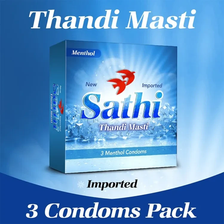 Sathi Menthol- Pack Of 3 Condoms