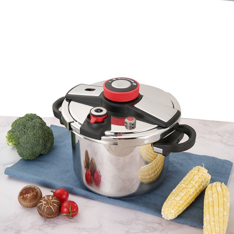 Factory Stainless Steel Pressure Cooking Pot 5L/6L Capacity for Gas Stove for Kitchen Use by Wholesalers