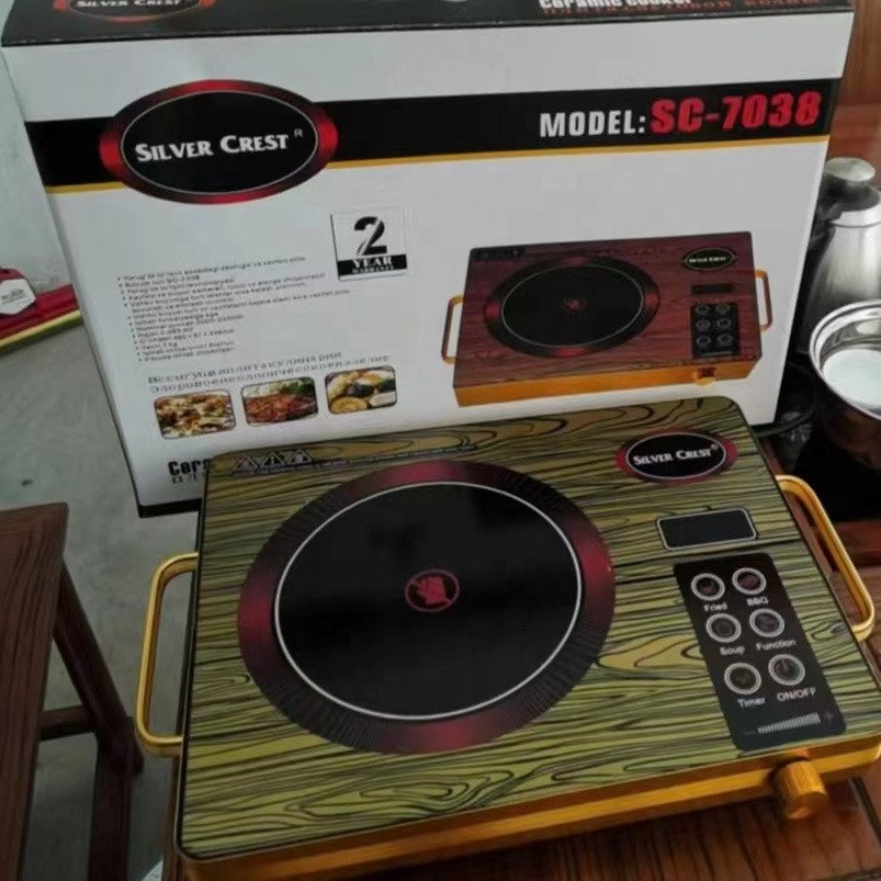 Silver Crest SC-7038 Electric Ceramic Stove Infrared Cooker Multifunction Digital Burner Glass Ceramic Cooktop