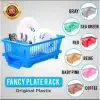 3 in 1 Fancy Plastic Plate Rack Durable Plastic Elegant Design Premium Quality Dish Rack-Sink Rack