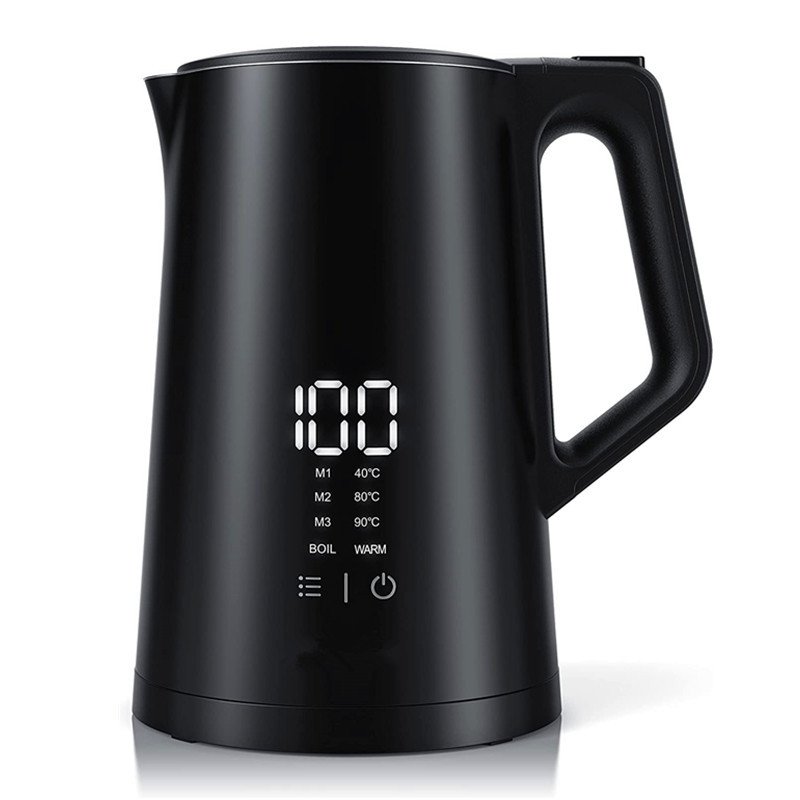 1.5L Double Wall Digital Control Temperature Smart Whistling Water Tea Kettles