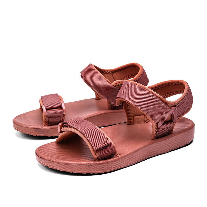 New Arrival 2023 Wholesale USA Designer Sports Flat Brand Sandals Women Red Wedge Heel Shoes for Ladies Chaussures Pour Femmes
