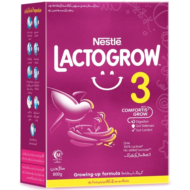 NESTLE LACTOGROW 3 Growing-up Formula Powder Milk 800g