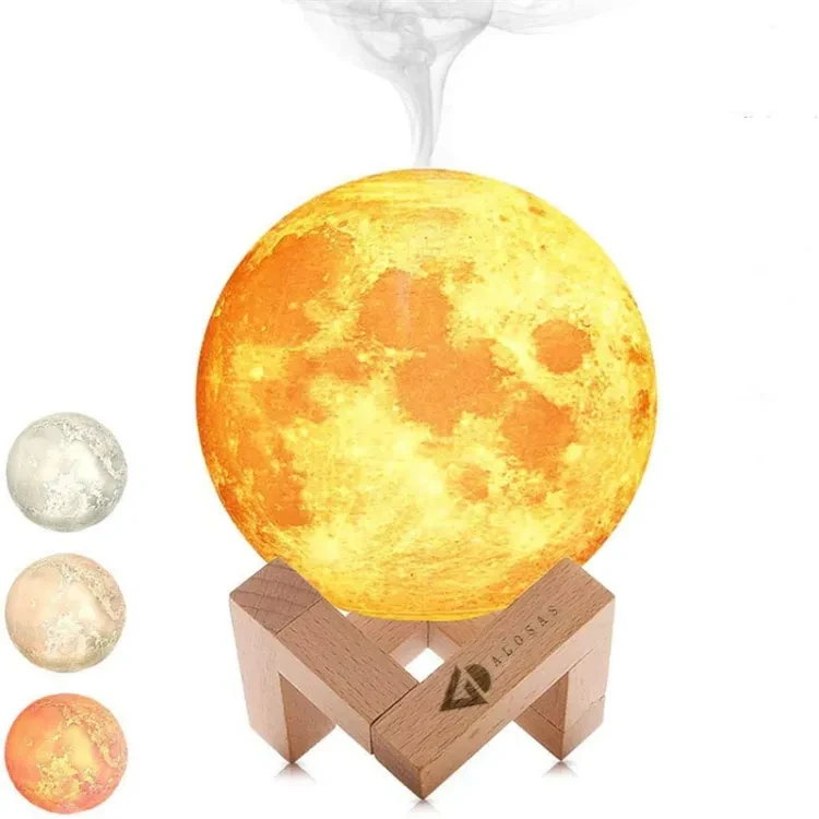 Moon Air Humidifier Household Mute Desktop Bedroom Mini Night Light