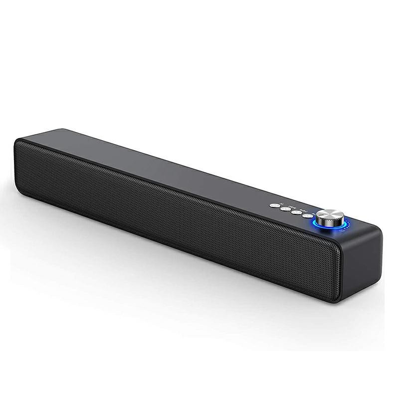 Yinzam A35 Sound Bar, 10W Wireless BT 5.2 Smart Home Stereo Surround Bar Speaker for Projector, PC, Smartphone HiFi TV Speakers