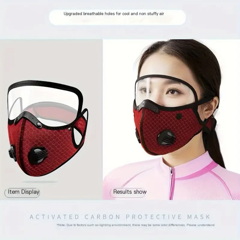 Spring/Summer Electric Motorcycle Riding Sunscreen Mask, Full Face Cover, Windproof, Sports Protection