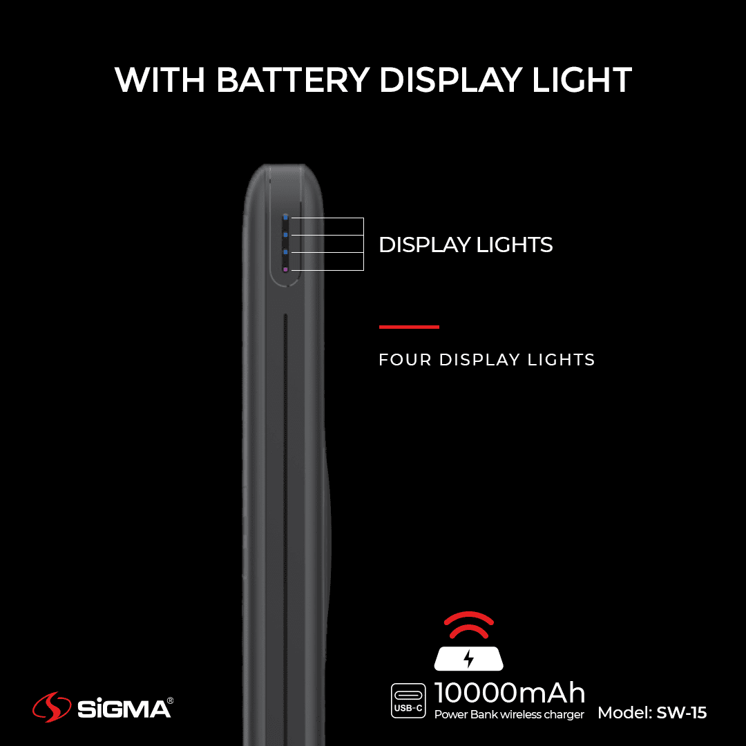 Sigma 18W PD+QC3.0 10000mAh SW-15