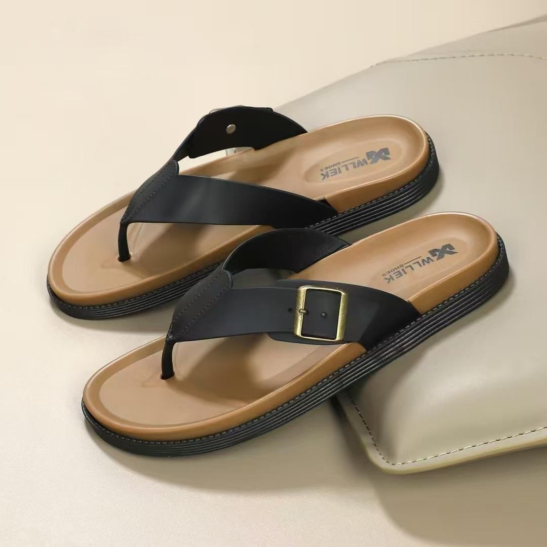 Mens Sport Flip Flops Comfort Thong Sandals Men Outdoor Summer Beach Flip-Flops Slippers