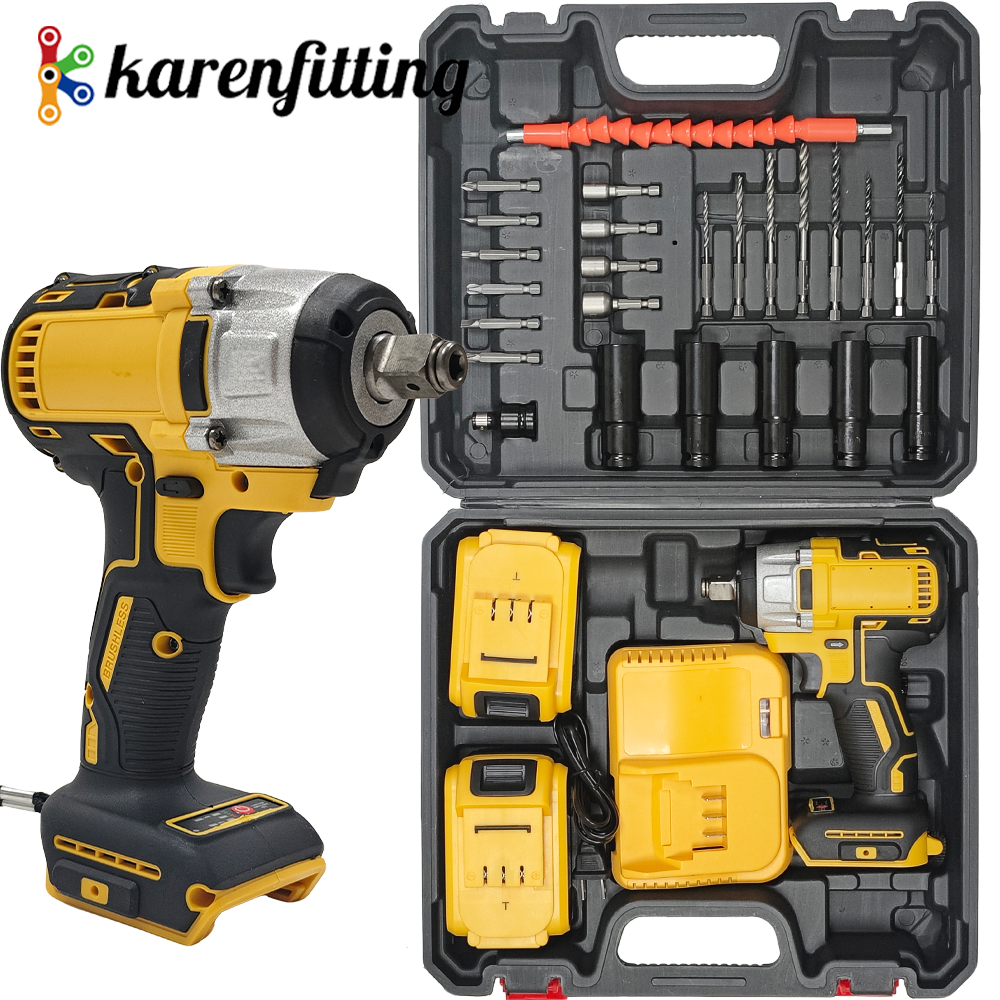 New Arrival Brushless 1/2 Impact Wrench Power Tool Driver for DeWat Impact Drill