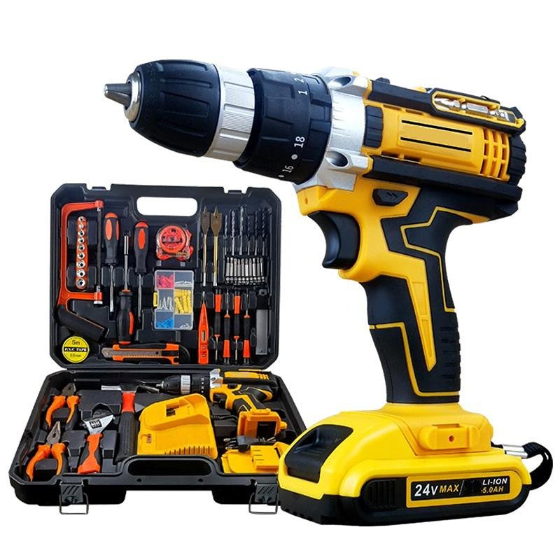 New Multifunctional Household Kit Craftsman Power Drill Combo Kit Woodworking Tool Set Electric Screwdriver Drilling Machines
