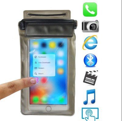 Waterproof Mobile Cover/Case for Android/Iphone Underwater PVC Bag Premium Cell Phone Pouch