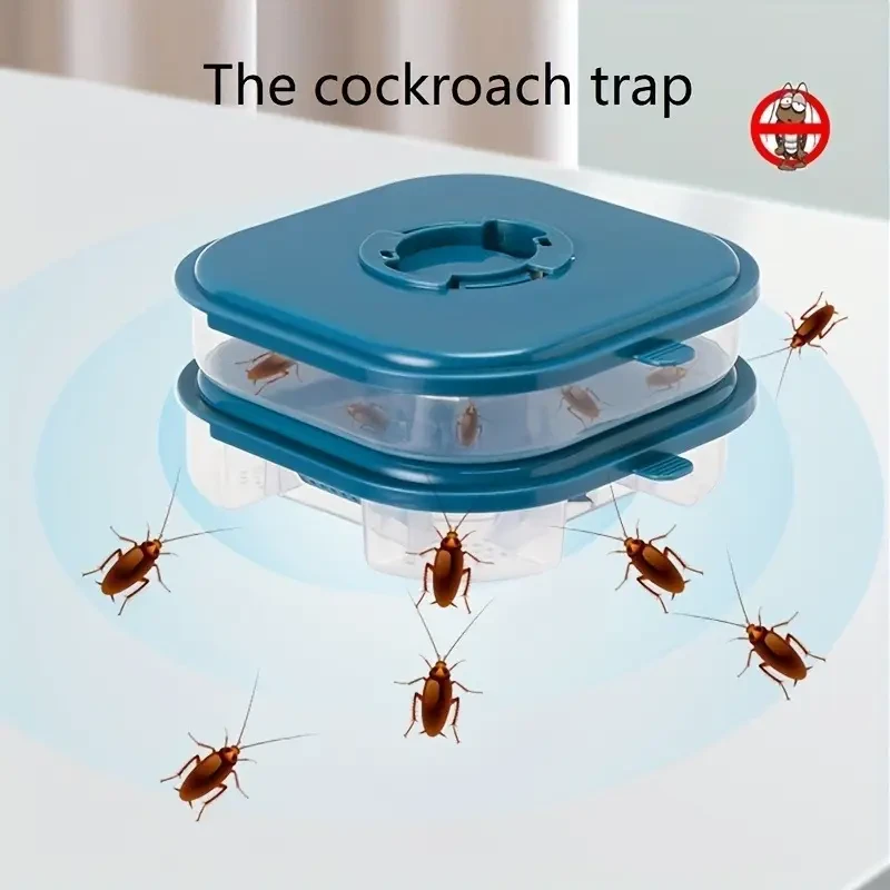 1/2pcs Cockroach Trap, Suitable for Spiders, Ants, Cockroaches - a Must-Have Item for Kitchens, Bedrooms, And Homes,