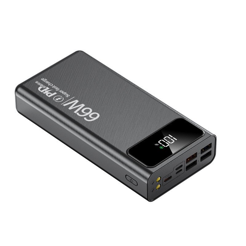 Free Shipping Power Bank 80000mAh Portable Charger Fast Digital Display Polymer Battery Bank Power Charger for Mobile Phone