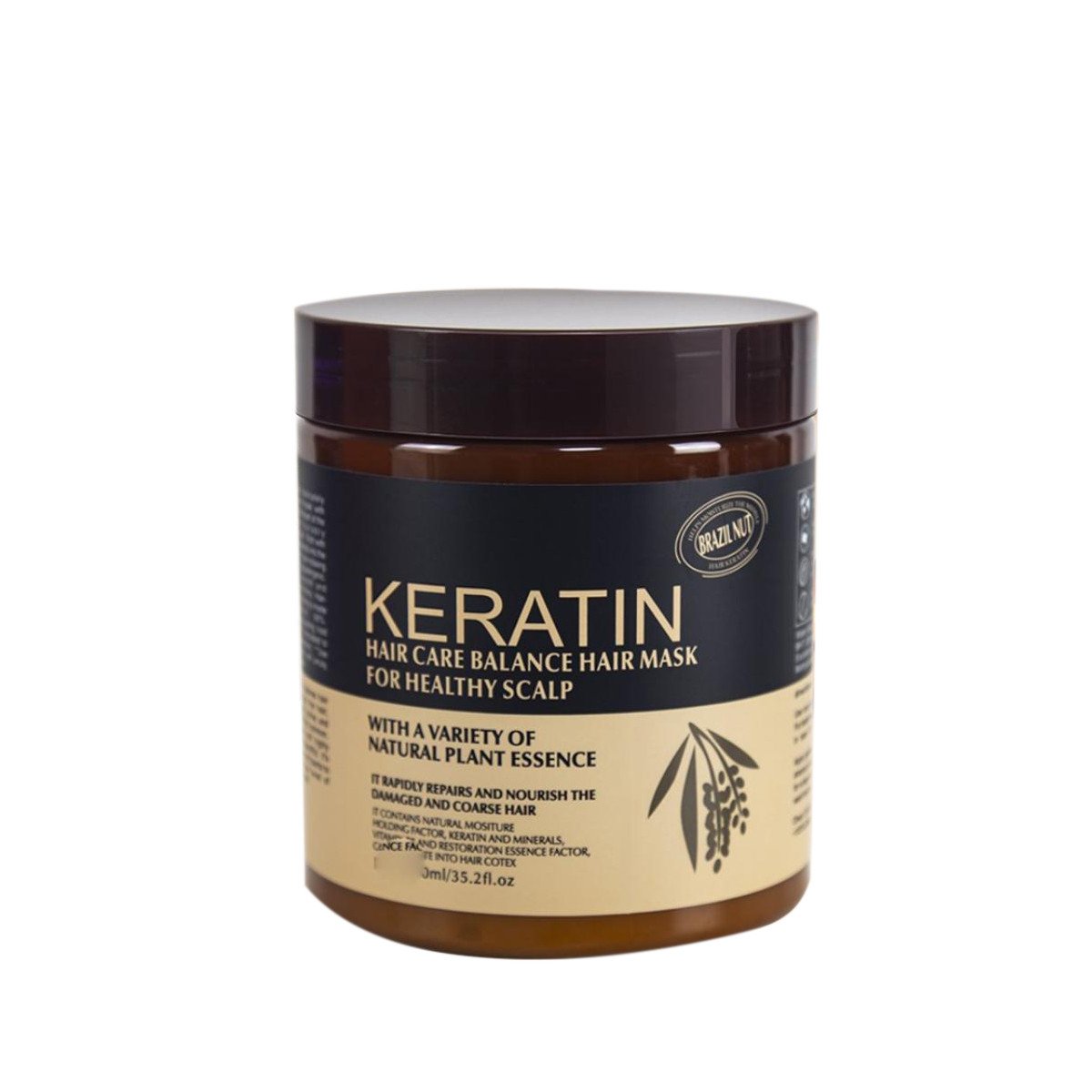 Brazil Nut Keratin Hair Care Balance Keratin Hair Mask & Keratin Hair Treatment for Healthy Scalp 500 ml (Original)