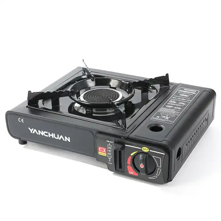 Portable stove with LPG option and briefcase for camping picknickk