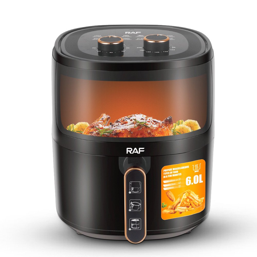 RAF Non-stick Multi-function Electric Air Fryer With Mechanical Button Control Smart Kitchen Appliances Air Fryer
