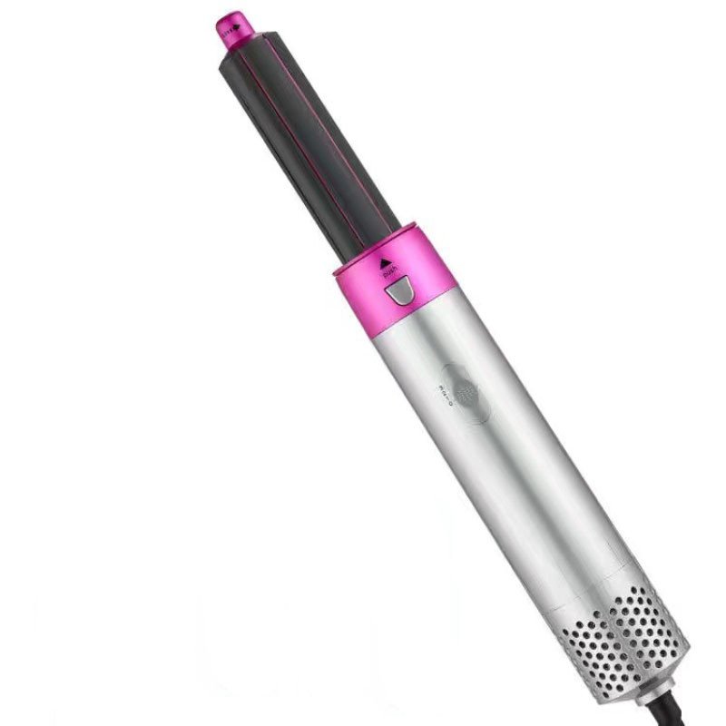 Hot cross-border five-in-one hot air comb automatic curling iron curl straightening dual use hair styling comb electric hair dry